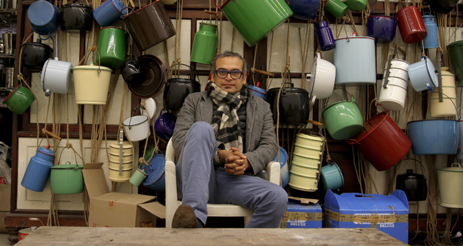 Subodh Gupta: "Russia is a completely changed world today." Source: Arun Sehrawat, Tehelka. Courtesy: the artist